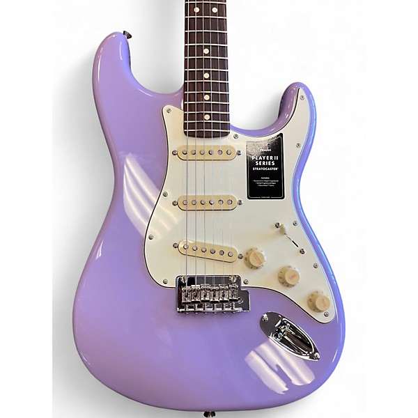 Used Fender Player II Series Stratocaster Lavender Haze Solid Body Electric Guitar