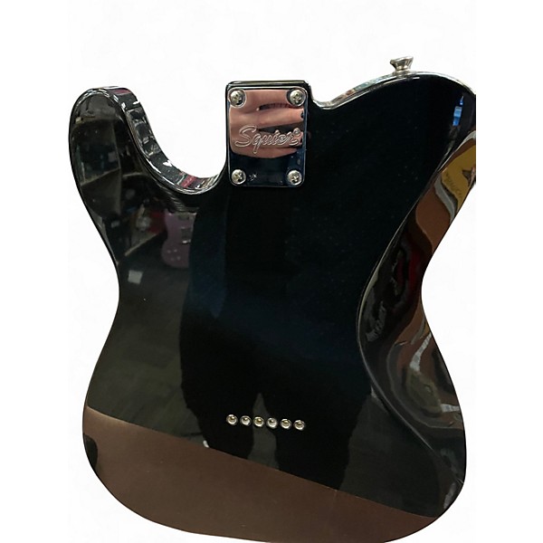 Used Squier ESQUIRE DELUXE Black Solid Body Electric Guitar