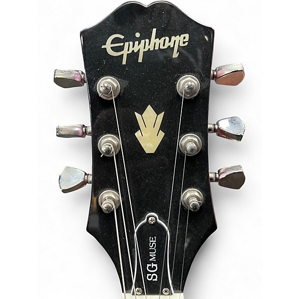 Used Epiphone SG MUSE METALLIC PURPLE Solid Body Electric Guitar