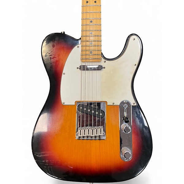 Vintage 1997 Fender American Standard Telecaster 2 Color Sunburst Solid Body Electric Guitar