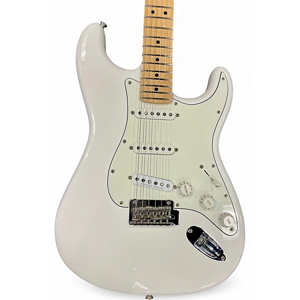 Used Fender Player Stratocaster Polar White Solid Body Electric Guitar