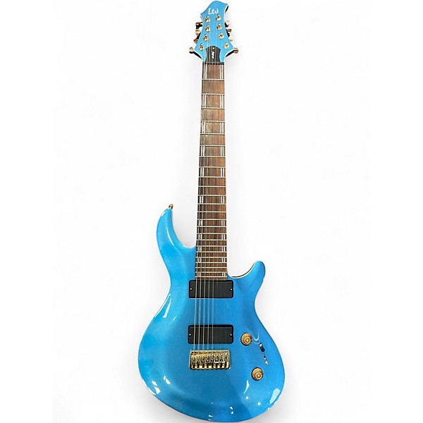 Used ESP LTD JR-208 Pelham Blue Solid Body Electric Guitar