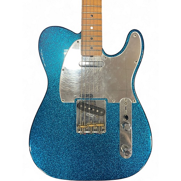 Used Fender J MASCIS TELECASTER BLUE SPARKLE Solid Body Electric Guitar