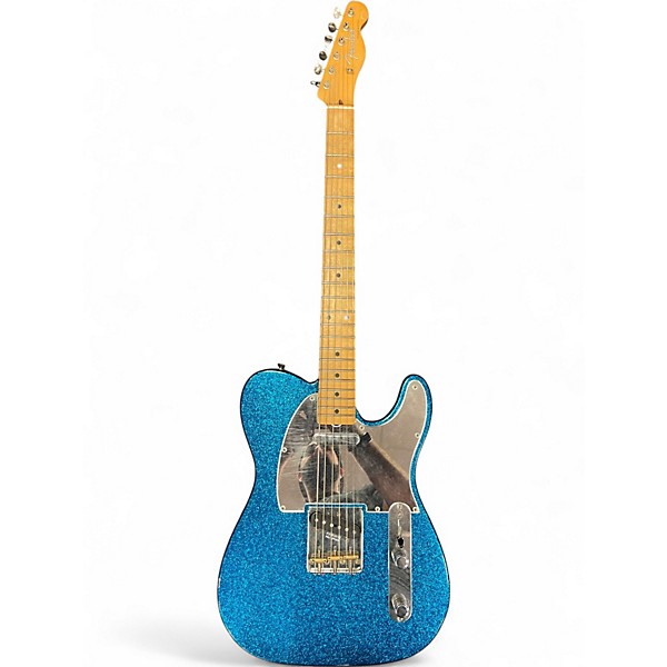 Used Fender J MASCIS TELECASTER BLUE SPARKLE Solid Body Electric Guitar