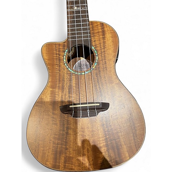 Used Luna HIGH TIDE KOA LEFT HANDED Mahogany Ukulele