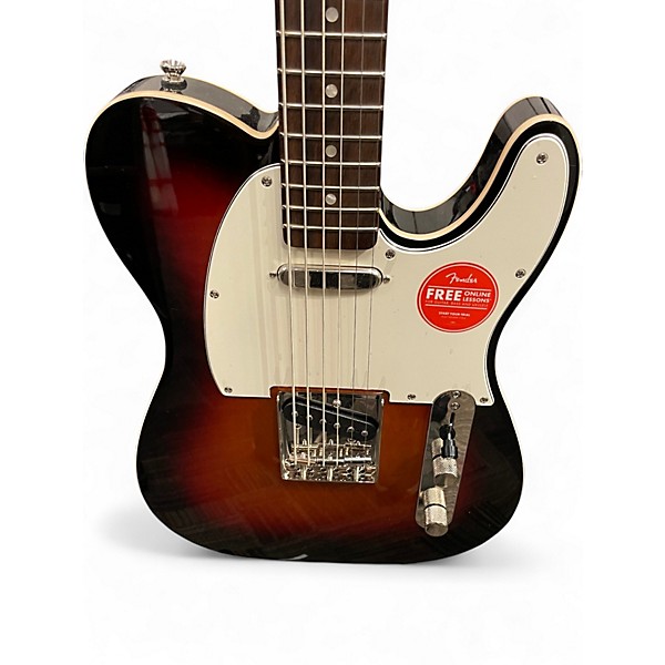 Used Squier Classic Vibe Baritone Custom Telecaster 2 Color Sunburst Solid Body Electric Guitar