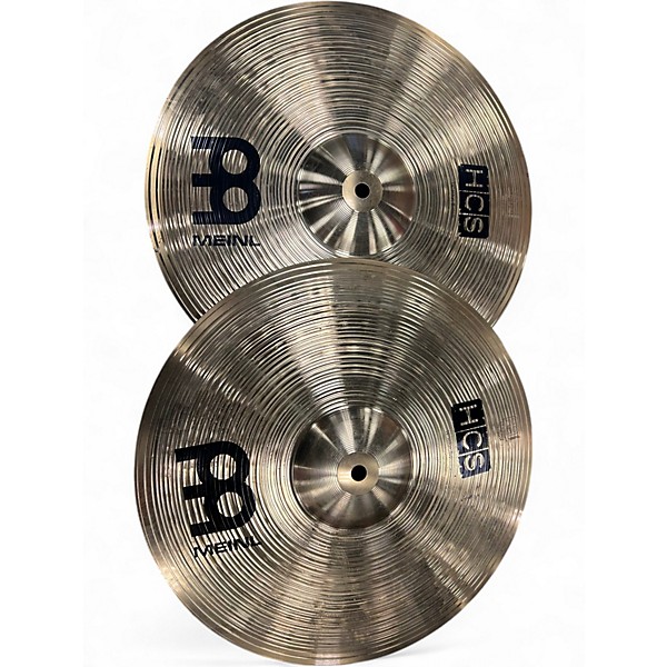 Used MEINL 14in HCS Hi Hat Pair Cymbal