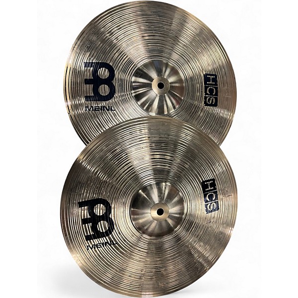 Used MEINL 14in HCS Hi Hat Pair Cymbal