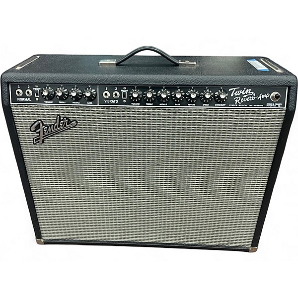 Used Fender Vintage Reissue 1965 Twin Reverb Tube Guitar Combo Amp