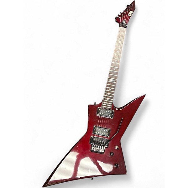 Used ESP LTD EX350 Red Solid Body Electric Guitar