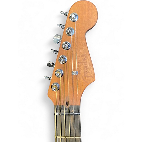 Used Fender Acoustasonic Jazzmaster Tungsten Acoustic Electric Guitar