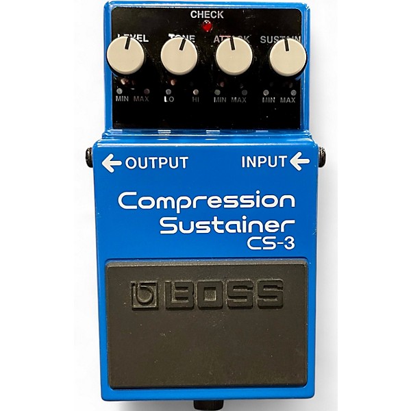 Used BOSS CS3 Compressor Sustainer Effect Pedal