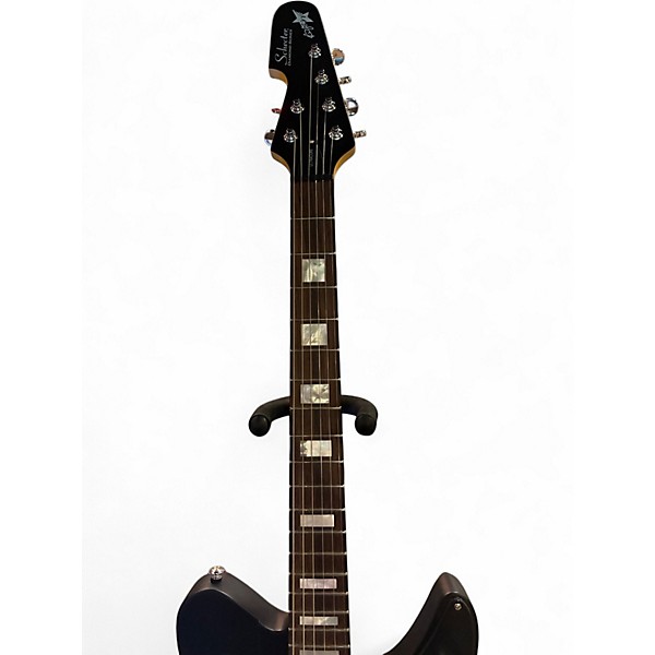 Used Schecter Guitar Research ROBERT SMITH Flat Black Solid Body Electric Guitar