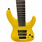 Used ESP LTD SC608B Stephen Carpenter Signature Baritone Yellow Solid Body Electric Guitar