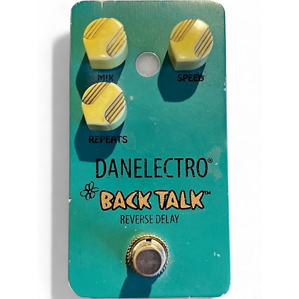 Used Danelectro Back Talk Reverse Delay Effect Pedal
