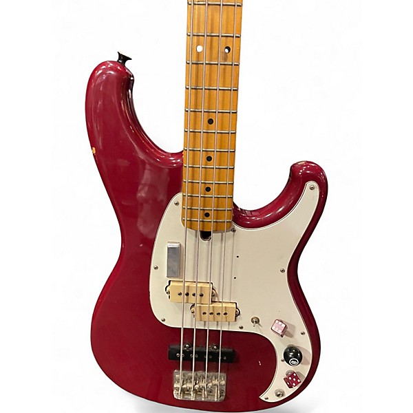 Vintage 1984 Iabnez ROADSTAR II BASS Candy Apple Red Electric Bass Guitar