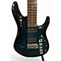 Used Ernie Ball Music Man Ball Family Reserve Petrucci Signature 7 String Blue Solid Body Electric Guitar