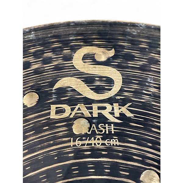 Used Zildjian 16in S DARK CRASH Cymbal