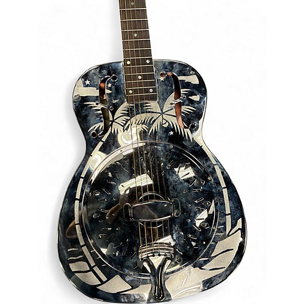 Used Recording King RM-998-D Chrome Resonator Guitar