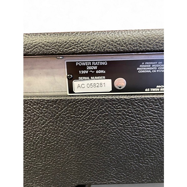 Used Fender 1965 Reissue Twin Reverb 85W 2x12 Tube Guitar Combo Amp