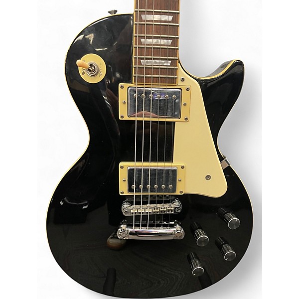 Used Epiphone Les Paul Standard Black Solid Body Electric Guitar