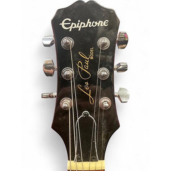 Used Epiphone Les Paul Studio LT Cherry Sunburst Solid Body Electric Guitar