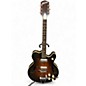 Vintage 1960s Harmony H-74 Meteor Tobacco Sunburst Hollow Body Electric Guitar thumbnail