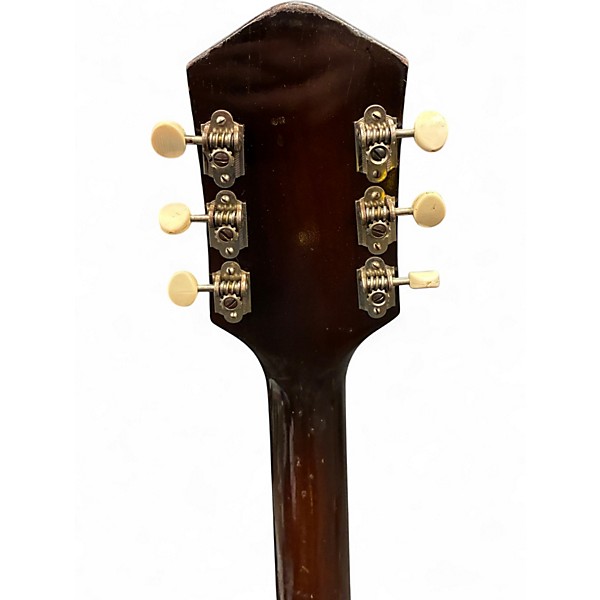 Vintage 1960s Harmony H-74 Meteor Tobacco Sunburst Hollow Body Electric Guitar
