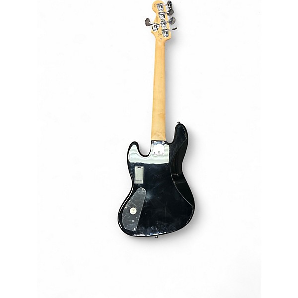 Used Squier Jazz Bass 5 String Black Electric Bass Guitar