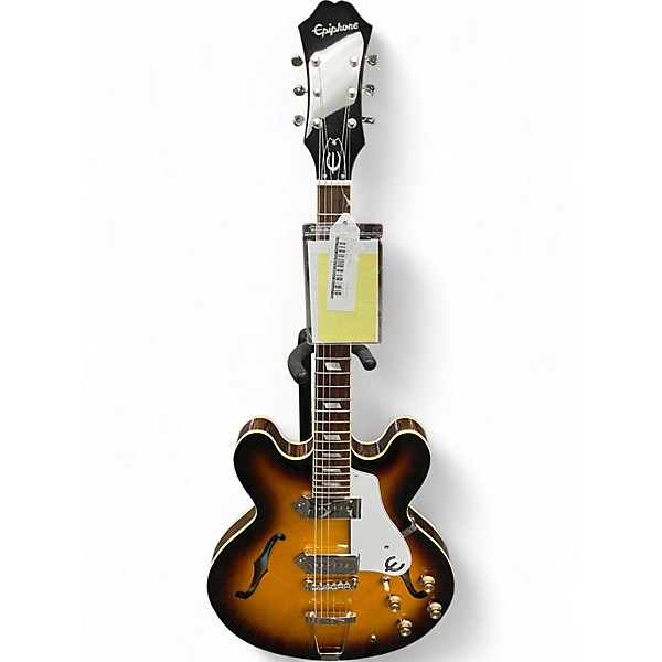 Used Epiphone Casino Sunburst Hollow Body Electric Guitar