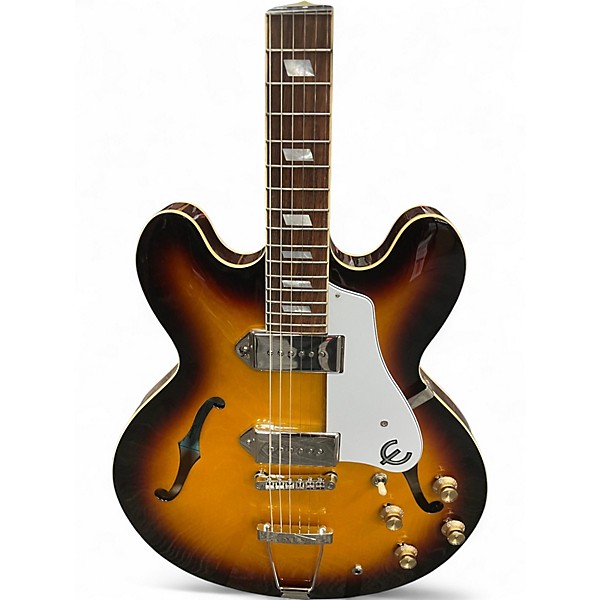 Used Epiphone Casino Sunburst Hollow Body Electric Guitar