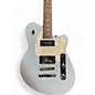 Used Reverend DOUBLE AGENT Silver Solid Body Electric Guitar