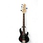Used Sterling by Music Man STINGRAY 5 Ruby Red Burst Satin Electric Bass Guitar thumbnail