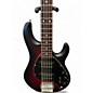 Used Sterling by Music Man STINGRAY 5 Ruby Red Burst Satin Electric Bass Guitar