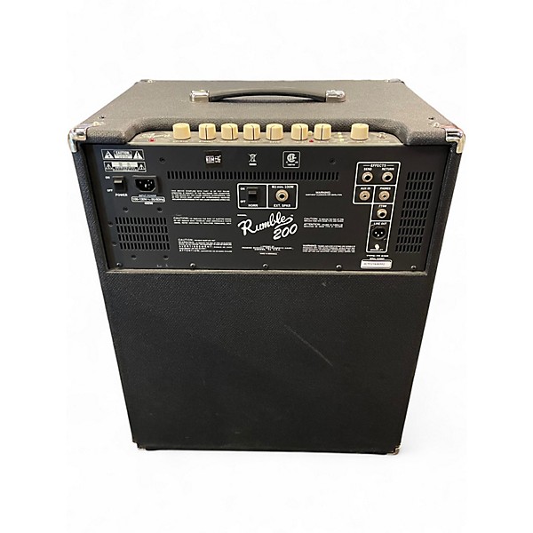 Used Fender RUMBLE 200 Bass Combo Amp