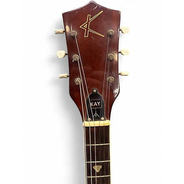 Vintage 1964 Kay GALAXIE 2 Color Sunburst Hollow Body Electric Guitar
