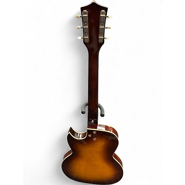 Vintage 1964 Kay GALAXIE 2 Color Sunburst Hollow Body Electric Guitar