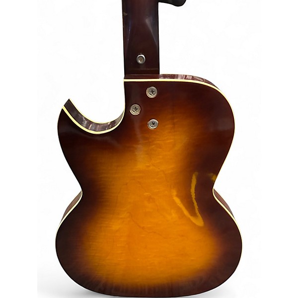 Vintage 1964 Kay GALAXIE 2 Color Sunburst Hollow Body Electric Guitar