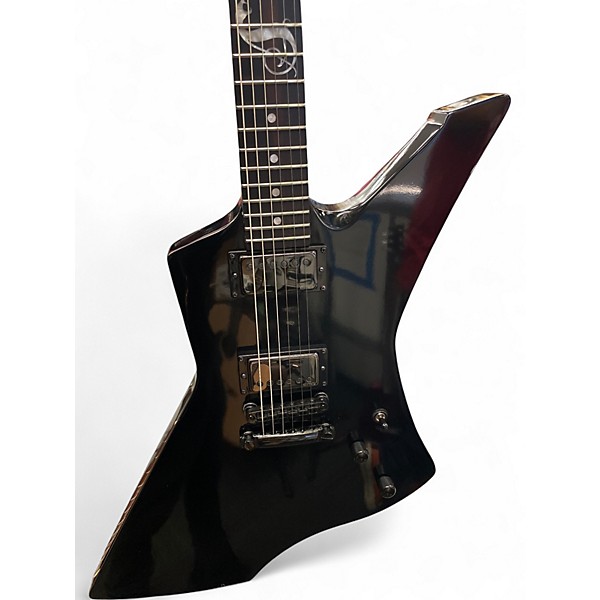 Used ESP LTD James Hetfield Snakebyte Black Solid Body Electric Guitar