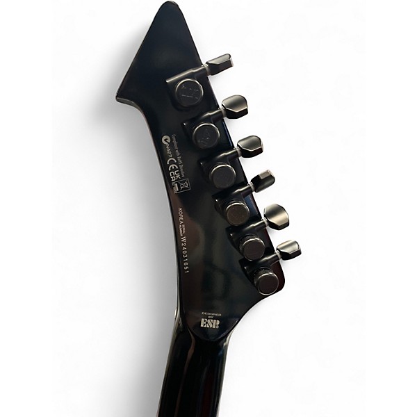 Used ESP LTD James Hetfield Snakebyte Black Solid Body Electric Guitar