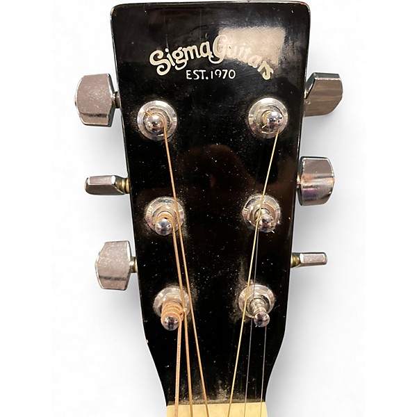 Used Sigma Guitars DM 2B Black Acoustic Guitar