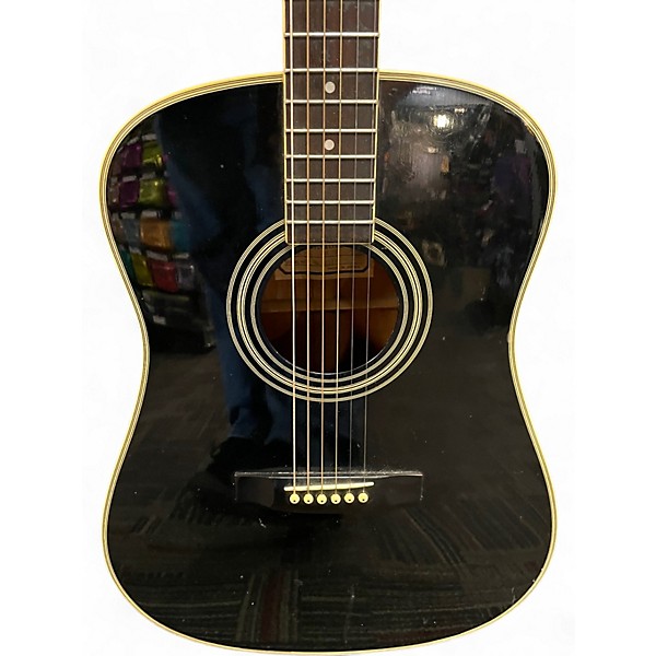 Used Sigma Guitars DM 2B Black Acoustic Guitar