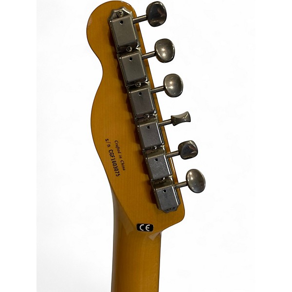 Used Fender Modern Player Telecaster Plus Honey Burst Solid Body Electric Guitar