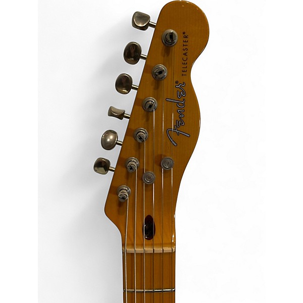 Used Fender Modern Player Telecaster Plus Honey Burst Solid Body Electric Guitar