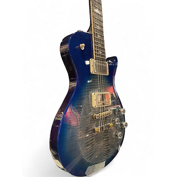 Used 2024 PRS S2 McCarty 594 Singlecut Faded Gray Black Blue Burst Solid Body Electric Guitar