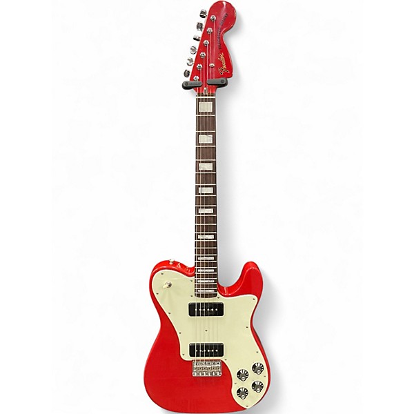 Used Fender Chris Shiflett Cleaver Telecaster Deluxe Dakota Red Solid Body Electric Guitar