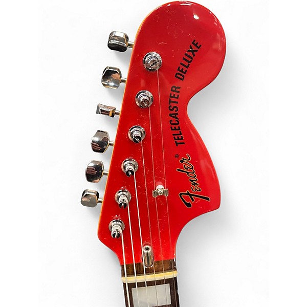 Used Fender Chris Shiflett Cleaver Telecaster Deluxe Dakota Red Solid Body Electric Guitar