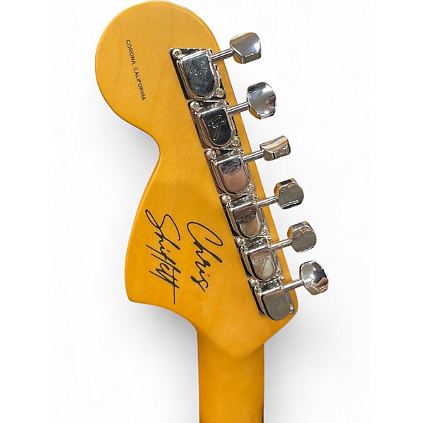 Used Fender Chris Shiflett Cleaver Telecaster Deluxe Dakota Red Solid Body Electric Guitar