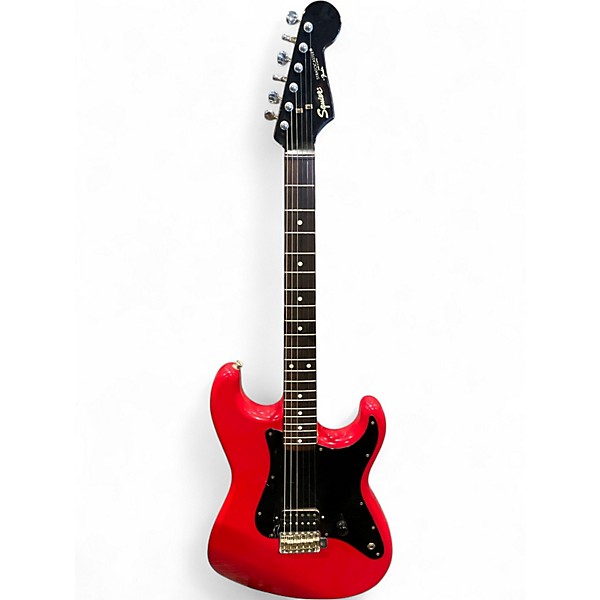 Used Squier Stratocaster Red Solid Body Electric Guitar