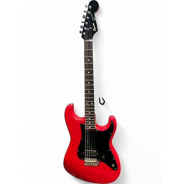 Used Squier Stratocaster Red Solid Body Electric Guitar
